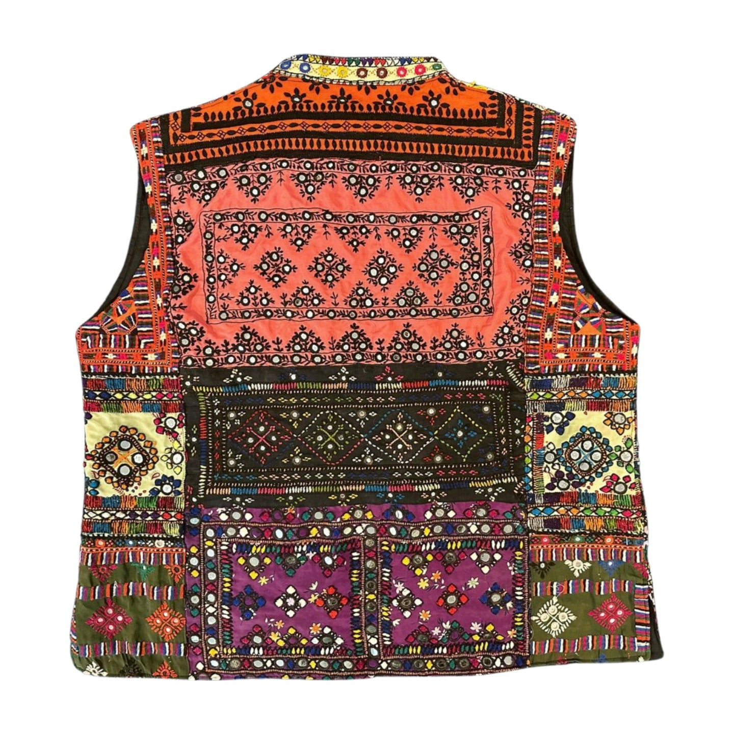 Jor Kari block print vest (Agate)