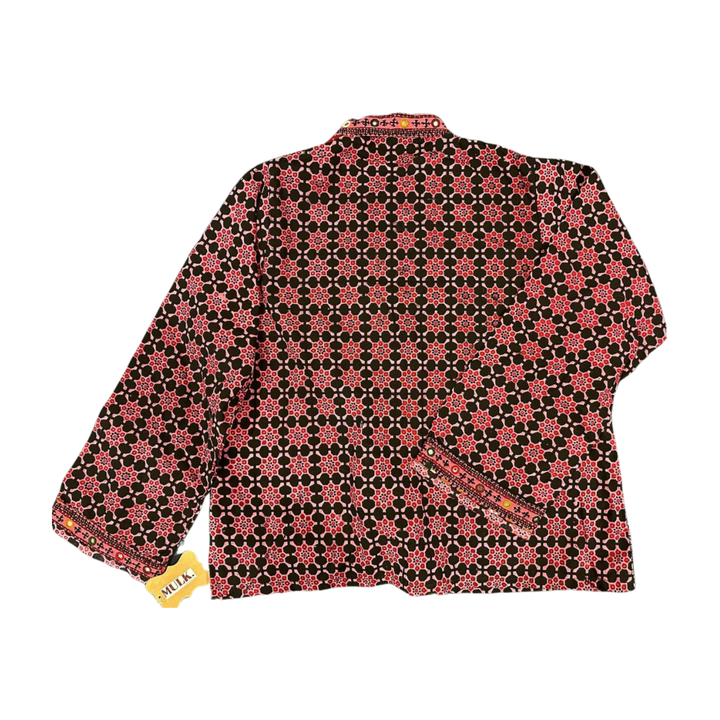 Jor Kari block print jacket (Rose)