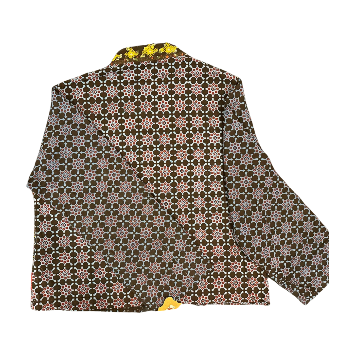 Jor Kari block print jacket (Sapphire)