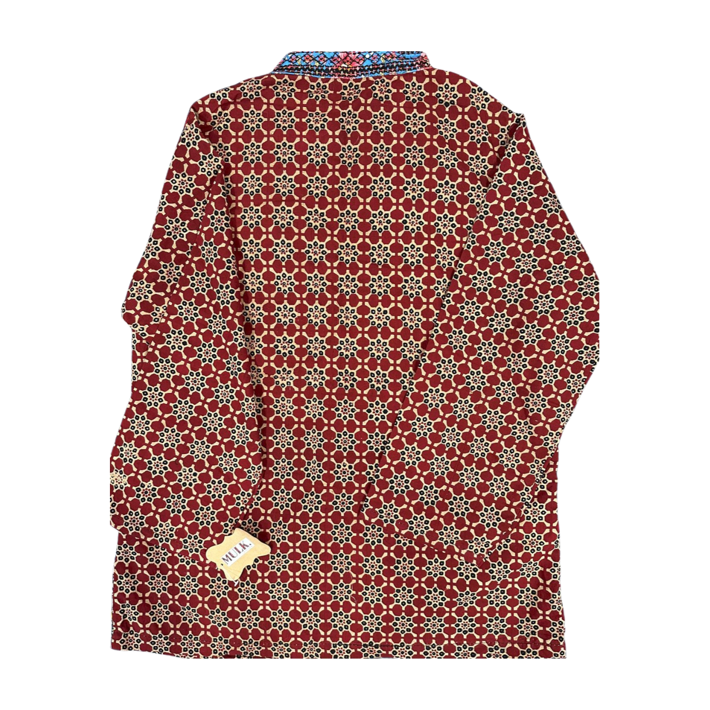 Jor Kari block print jacket (Kunzite)